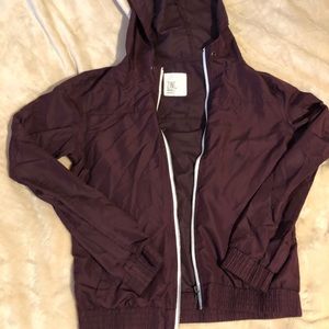Maroon Windbreaker